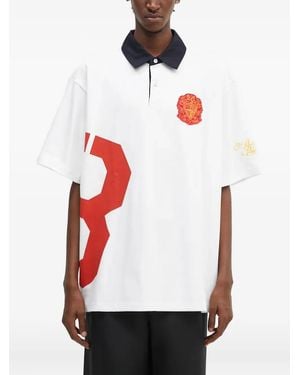 BBCICECREAM Embroidered Polo Shirt - White