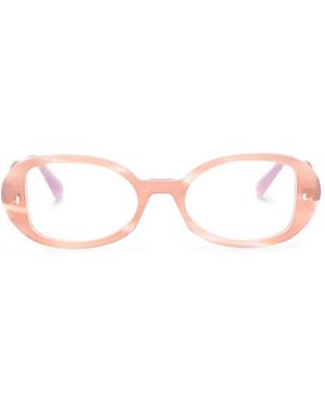 Sestini Eyewear Occhiali Ovali - Rosa