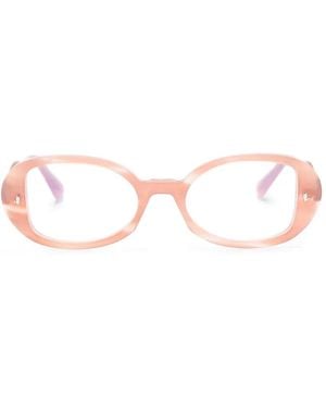 Sestini Eyewear Brille Mit Ovalem Gestell - Pink