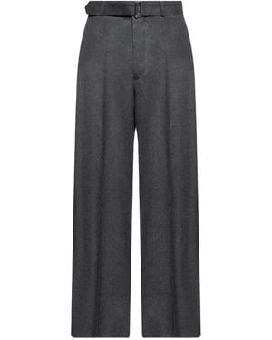 Officine Generale Belt-Fastening Trousers - Grey