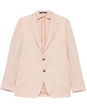 Tagliatore Buttoned Blazer - Pink