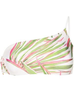 Lenny Niemeyer Top Bikini Monospalla Con Stampa Astratta - Multicolore