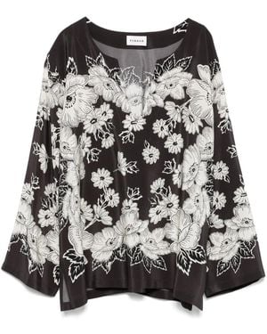 P.A.R.O.S.H. Steven Blouse - Black