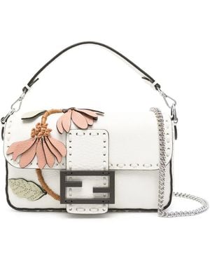 Fendi バゲット バッグ ミニ - ホワイト