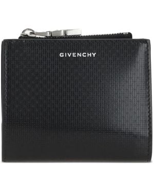 Givenchy Cartera con monograma y cremallera - Negro