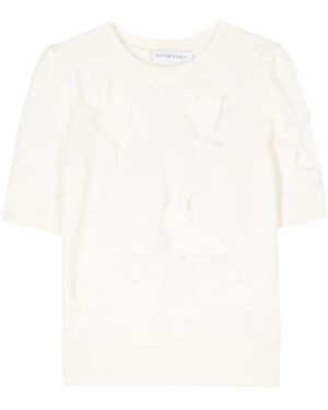 Viktor & Rolf Knitted Top - White