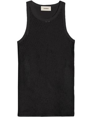 A PAPER KID Rhinestone-Embellished Tank Top - Black