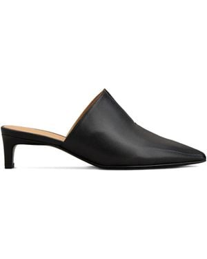 Tod's Pointed-Toe Heeled Mules - Zwart
