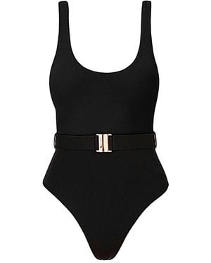SOFIA ERHAN Maillot De Bain À Taille Ceinturée - Noir