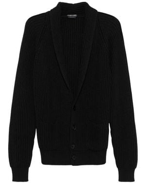 Tom Ford Shawl-Collar Cardigan - Black