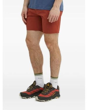 Peak Performance Belted Shorts - Red