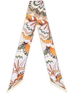 Lancel Diadema Con Motivo Floral - Blanco