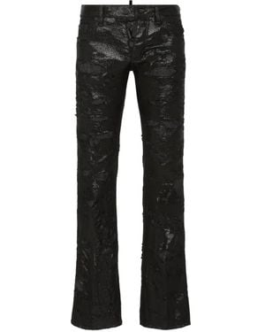 DSquared² Disco Wash Sharpei ブーツカットジーンズ - ブラック
