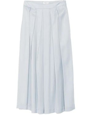 MAISON 123 Pleated Skirt - White