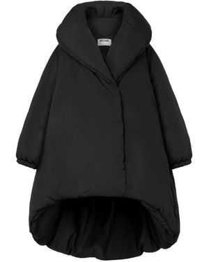 Moschino Oversize Asymmetric Coat - Black