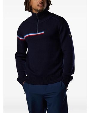 Rossignol Pull Odysseus À Col Zippé - Blue
