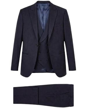 Luigi Bianchi Three-Piece Suit - Blue