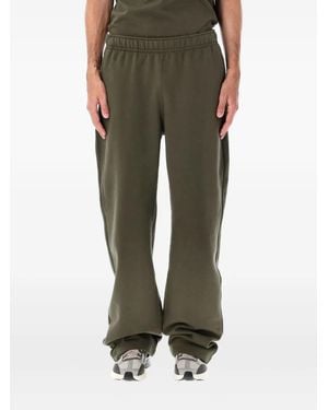 Nike Nocta Elastic-Waistband Fleece Track Trousers - Green
