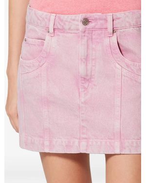 Isabel Marant Juana Denim Minskirt - Pink