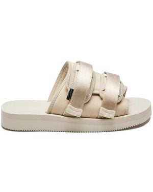 Suicoke Moto Strap-Detail Sandals - White