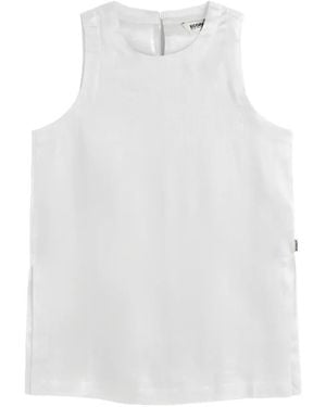 Ecoalf Button-Fastening Tank Top - White