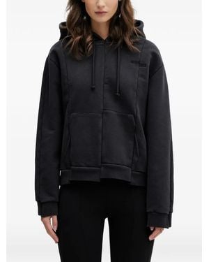 Vetements Drawstring Hoodie - Black