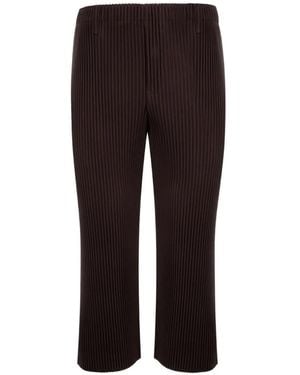 Issey Miyake Pleated Trousers - Black
