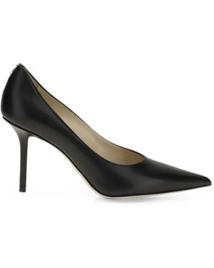 Jimmy Choo Love 85 Leather Pumps - Black