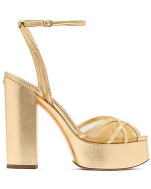 Sam Edelman Metallic-Effect Platform Sandals