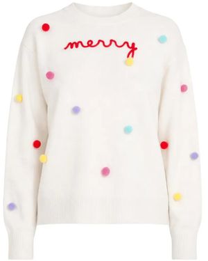 MC2 Saint Barth Embroided Pom-Pom Jumper - Pink