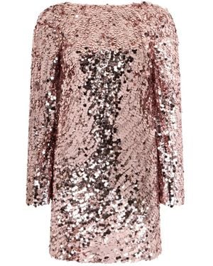 Valentino Garavani Sequin-Embellished Mini Dress - Pink