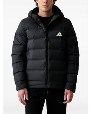 adidas Hooded Padded Jacket - Black
