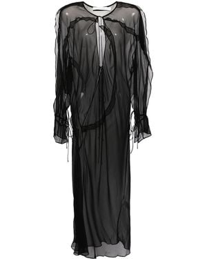 Christopher Esber Bias Concave Dress - Black