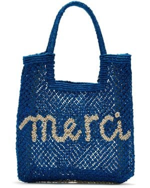 The Jacksons Merci Tote Bag - Blue