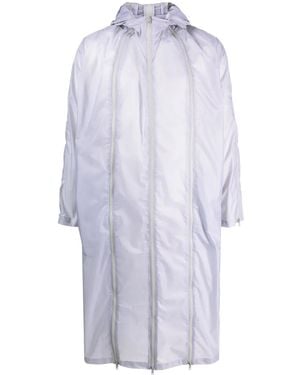 Post Archive Faction PAF 5.0 Coat Centre Zip-Up Coat - White
