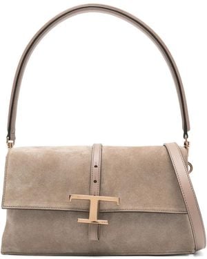 Tod's Mini T Timeless Schultertasche - Braun