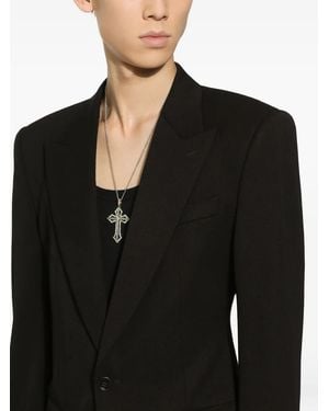Dolce & Gabbana Pendente Cross - Nero