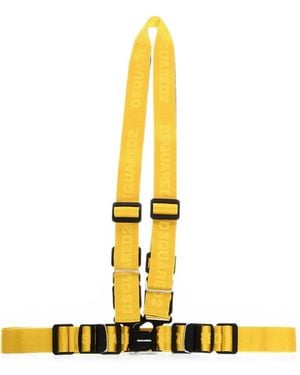 DSquared² Ceinture À Logo Brodé - Metallic
