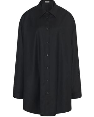 The Row Camicia Con Colletto Alla Francese - Nero
