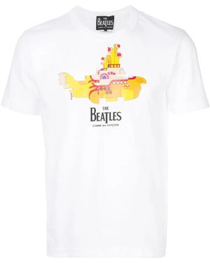 Comme des Garçons The Beatles Print T-Shirt - White
