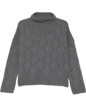 Liviana Conti Marta High-Neck Sweater - Grey