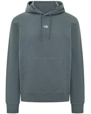 The North Face Logo-Print Hoodie - Blue