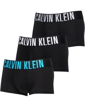 Calvin Klein Low-Rise Trunks (Pack Of Three) - Black