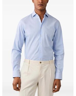 Hackett Chemise En Coton - Blue
