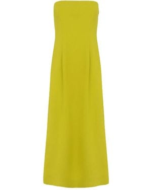 Lenny Niemeyer Strapless Midi Dress - Yellow