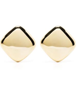 Matériel Rhombus ロゴ ピアス - メタリック