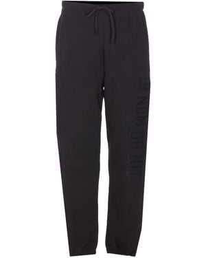 ih nom uh nit Elasticised Logo-Patch Track Trousers - Blue