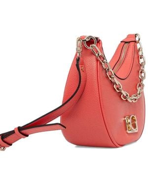 Guess Circe Chain-Strap Crossbody Bag - Red