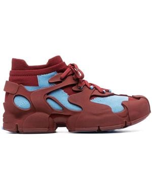 CAMPERLAB Panelled Trainers - Red