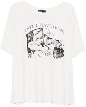 Enfants Riches Deprimes T-Shirt Met Grafische Print - Wit